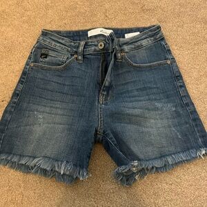 Kancan Size medium jean shorts. Light wash never worn